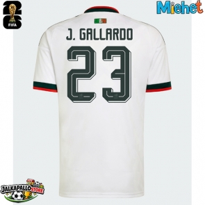 Meksiko Jesus Gallardo #23 Vieraspaita MM-kisat 2026 Lyhythihainen